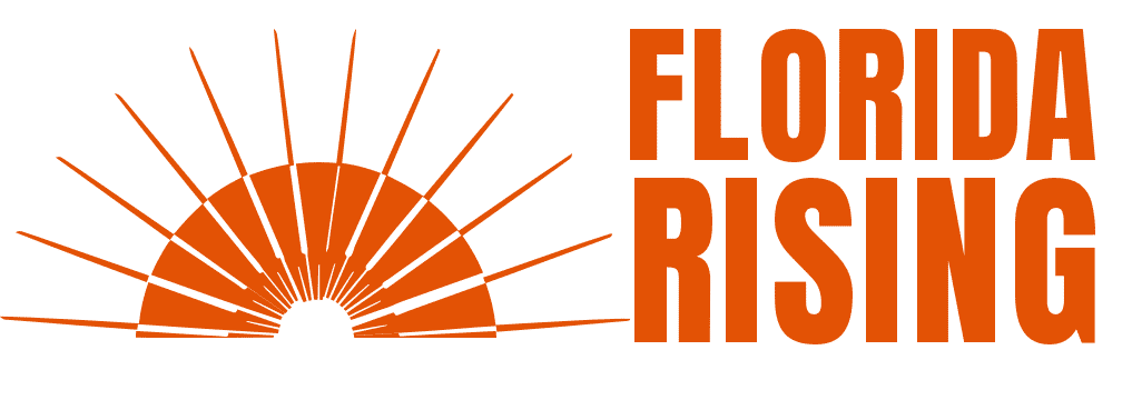 Logotipo naciente de Florida de un sol